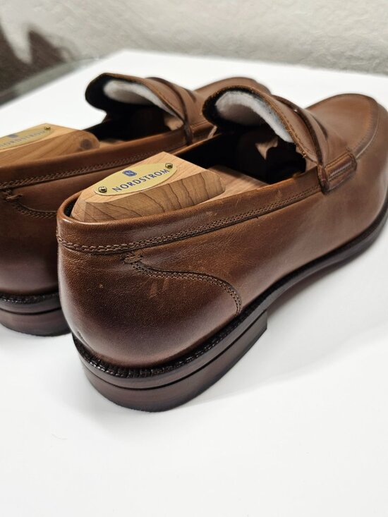 Cole Haan- Size 9M Men\'s Øriginal Grand Brown Leather Penny Loafers main image 9